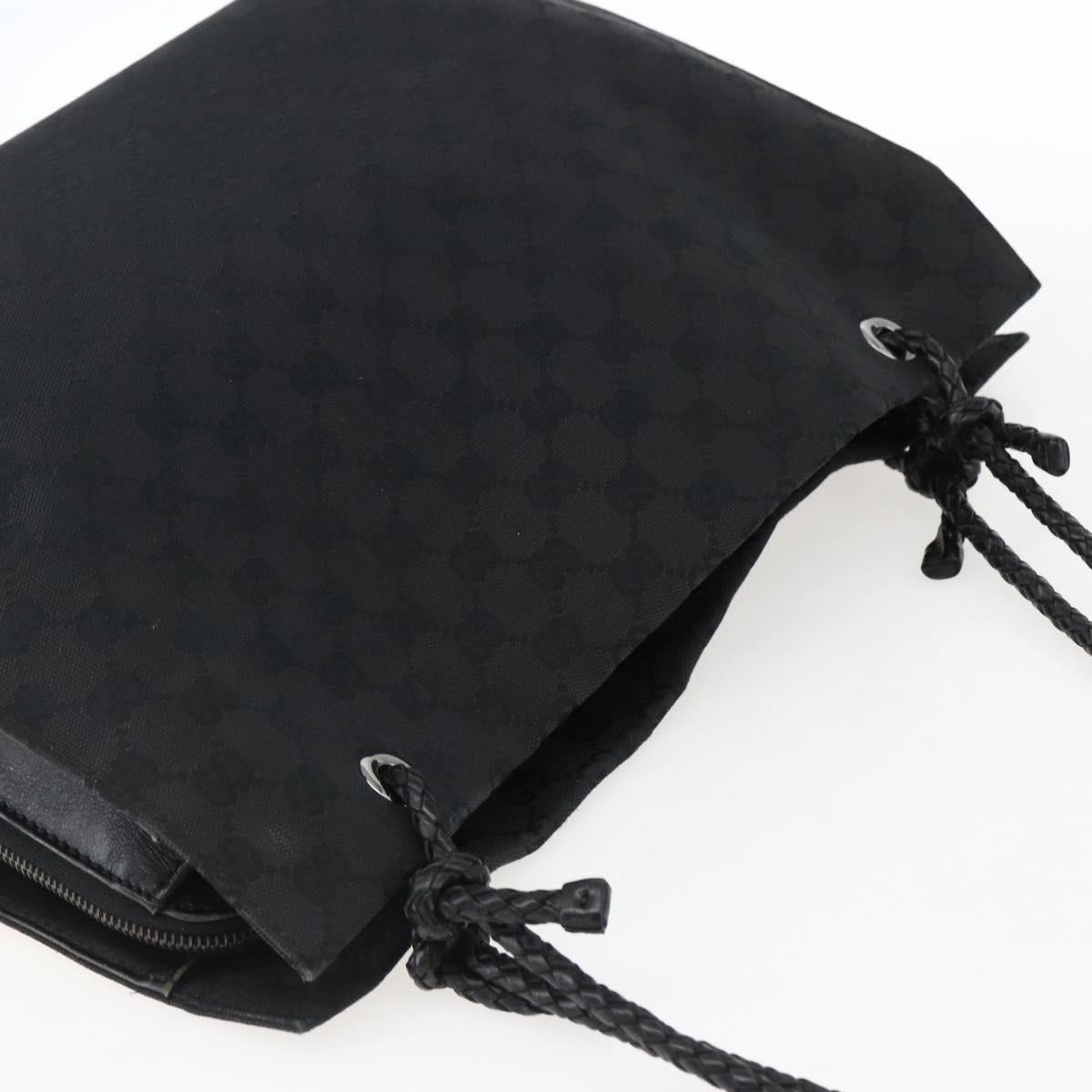 GUCCI GG Canvas Tote Bag Black 109140 Auth ep13339