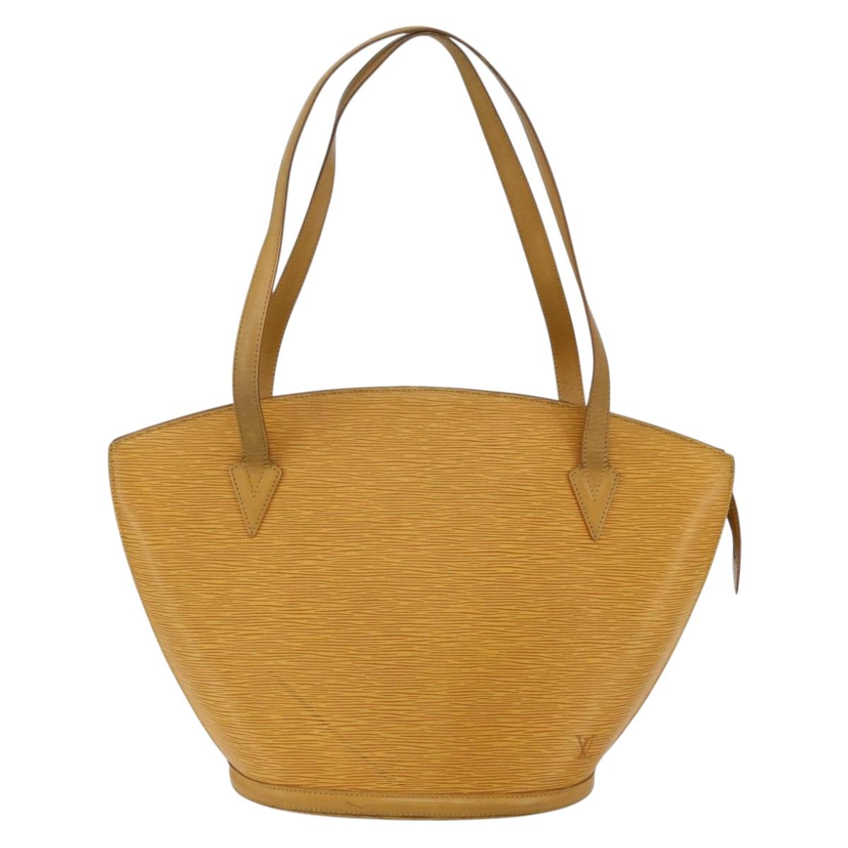 LOUIS VUITTON Epi Saint Jacques Shopping Shoulder Bag Yellow M52269 Auth ep13342