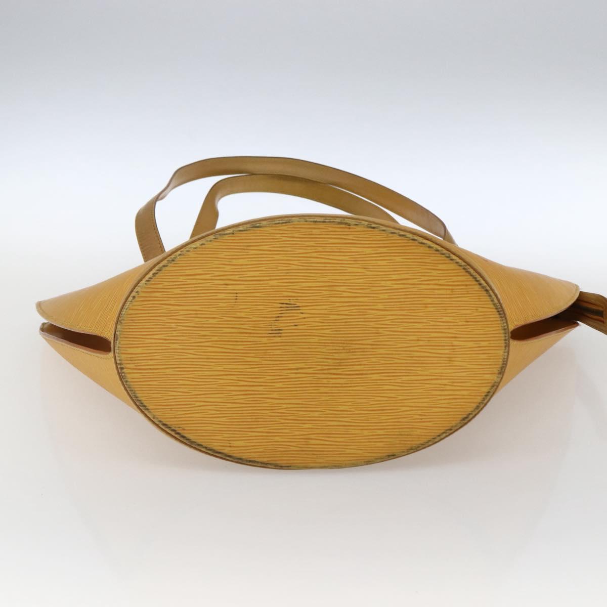 LOUIS VUITTON Epi Saint Jacques Shopping Shoulder Bag Yellow M52269 Auth ep13342