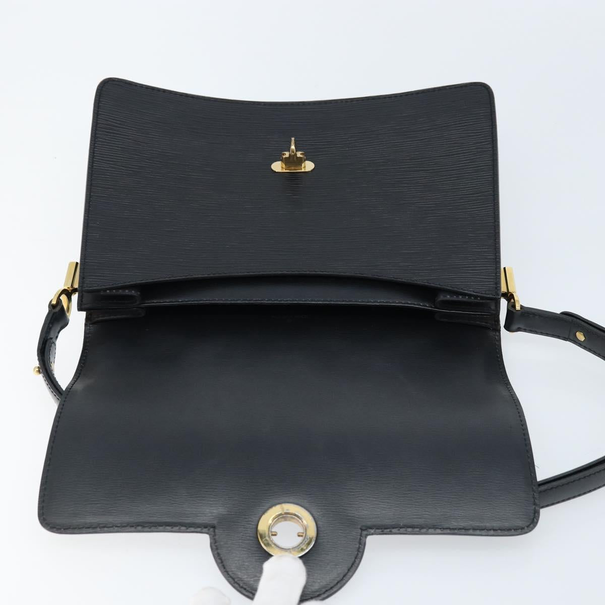 LOUIS VUITTON Epi Free Run Shoulder Bag Black M52402 LV Auth ep13349