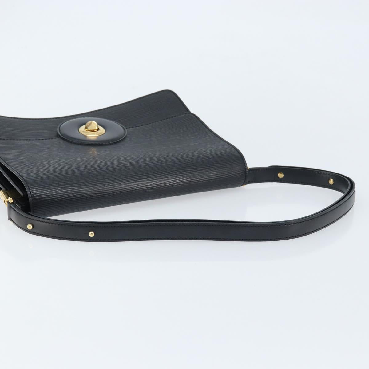 LOUIS VUITTON Epi Free Run Shoulder Bag Black M52402 LV Auth ep13349