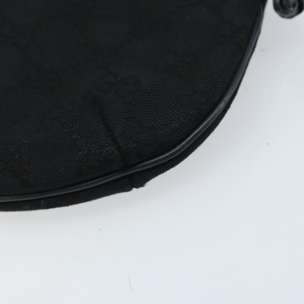 GUCCI GG Supreme Shoulder Bag Black Gold 904 02 020 Auth ep13376