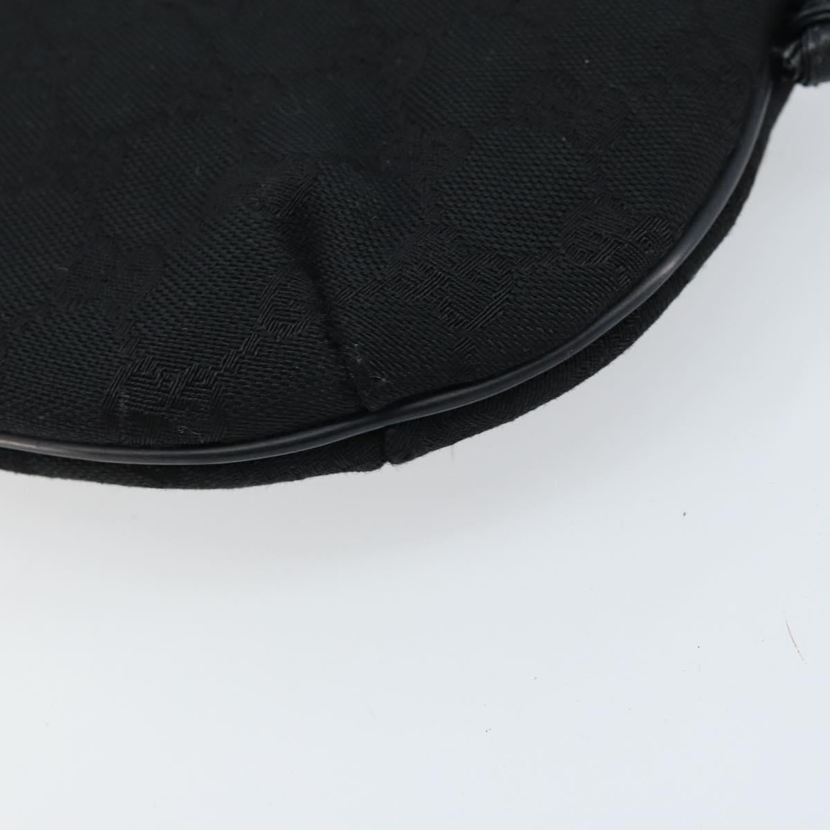 GUCCI GG Supreme Shoulder Bag Black Gold 904 02 020 Auth ep13376