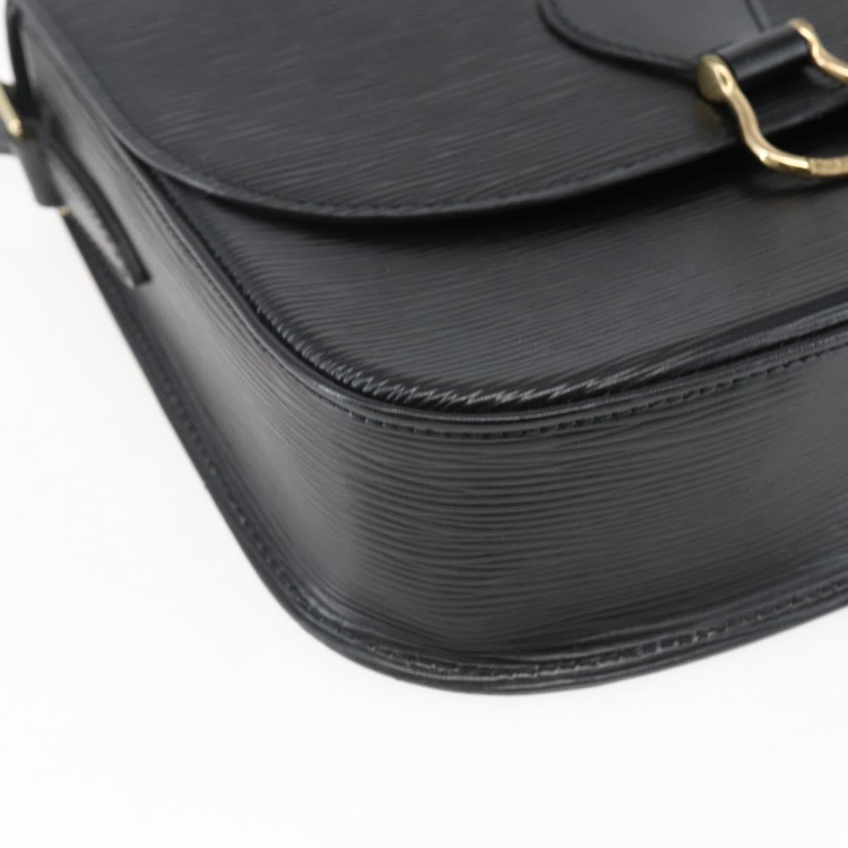 LOUIS VUITTON Epi Saint Cloud GM Shoulder Bag Black Noir M52192 LV Auth ep13380