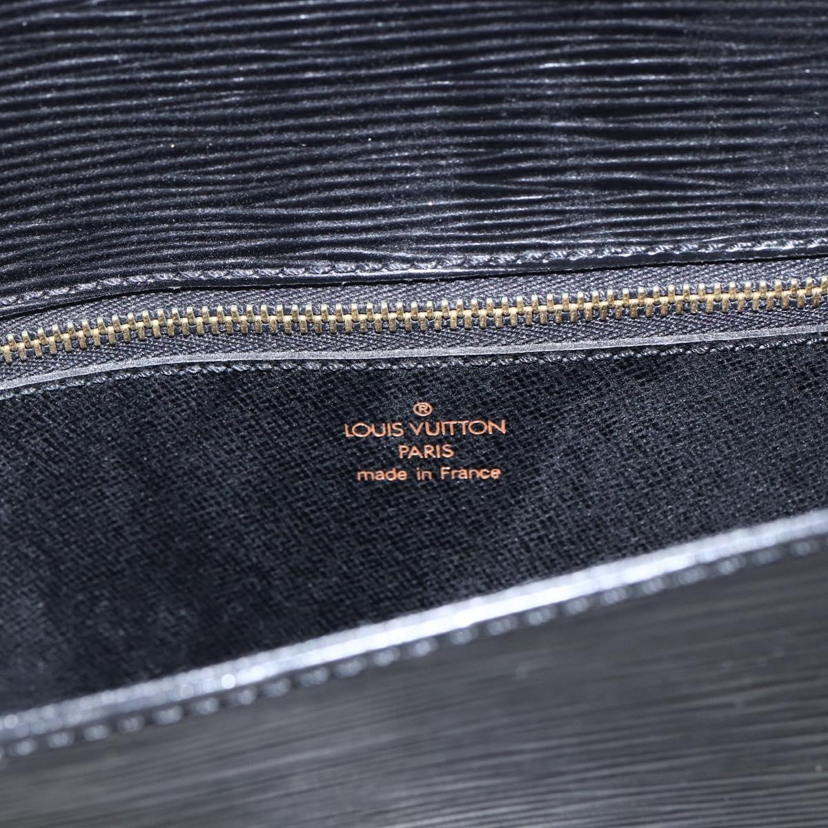 LOUIS VUITTON Epi Saint Cloud GM Shoulder Bag Black Noir M52192 LV Auth ep13380