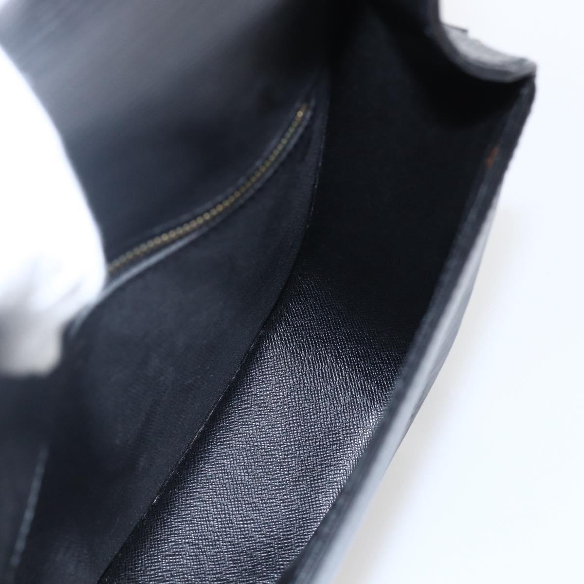 LOUIS VUITTON Epi Saint Cloud GM Shoulder Bag Black Noir M52192 LV Auth ep13380