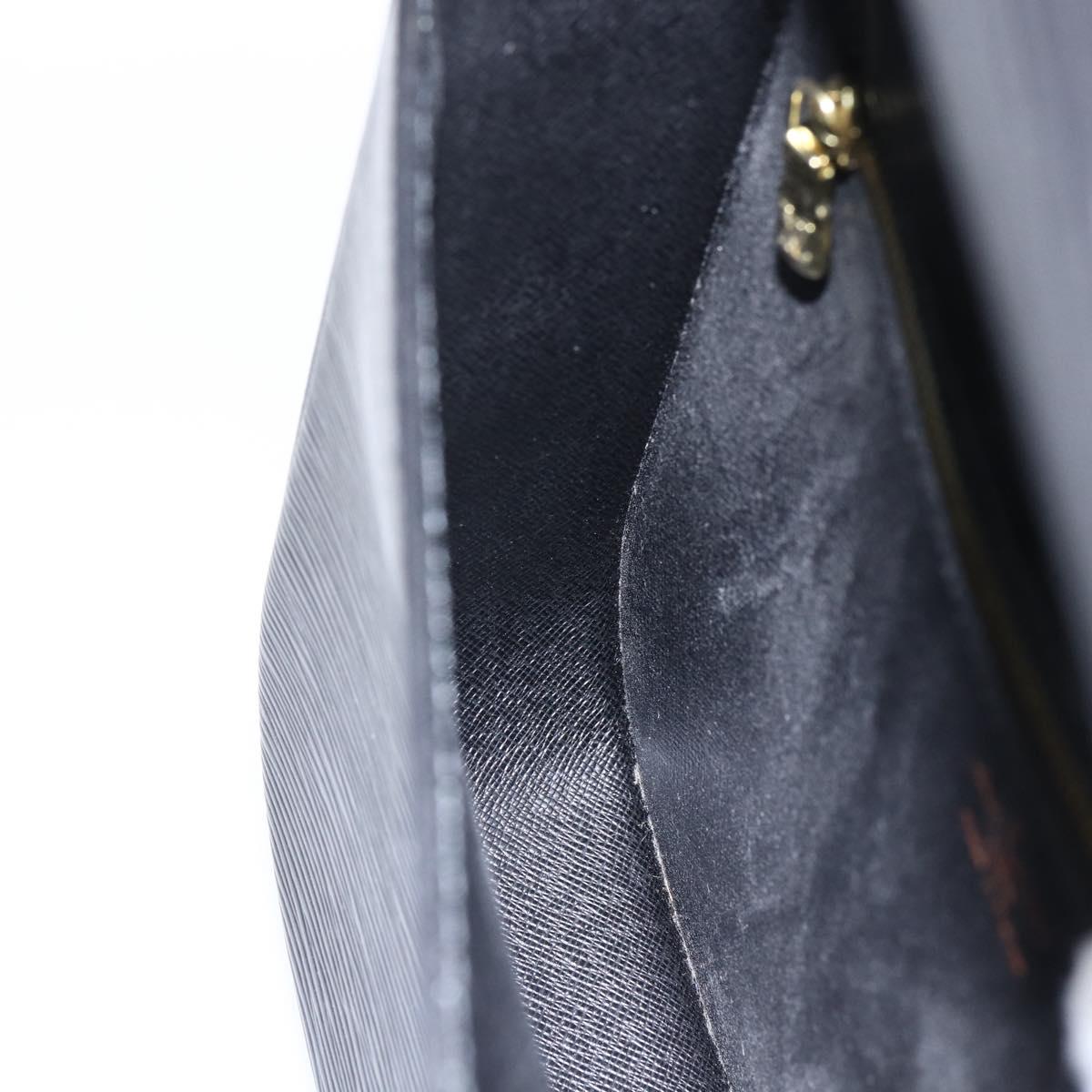 LOUIS VUITTON Epi Saint Cloud GM Shoulder Bag Black Noir M52192 LV Auth ep13380