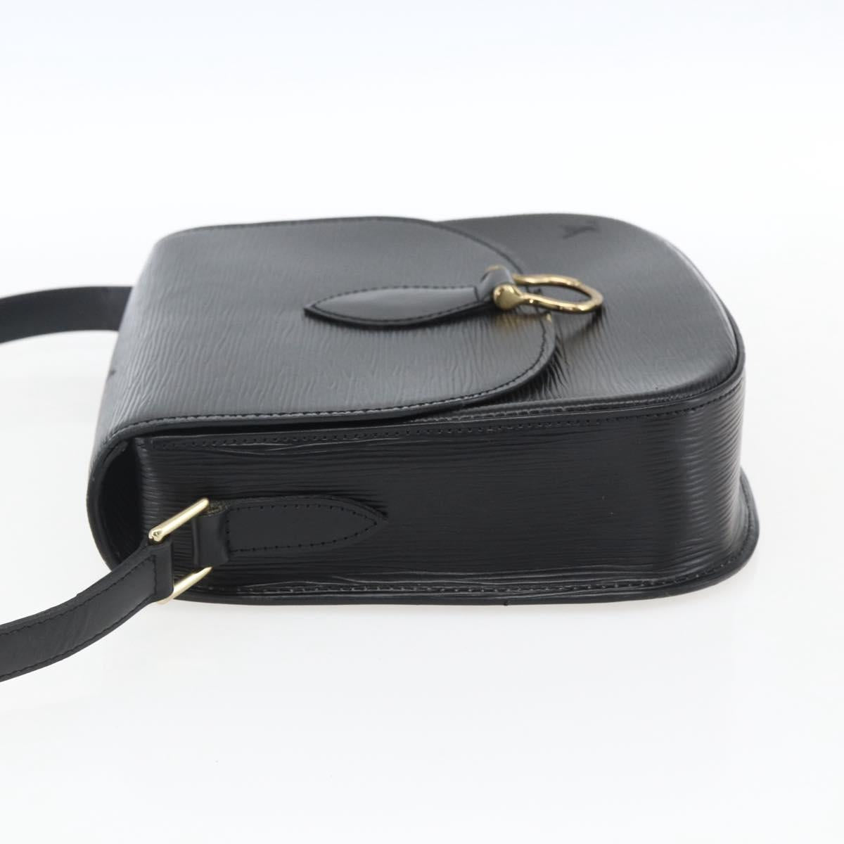 LOUIS VUITTON Epi Saint Cloud GM Shoulder Bag Black Noir M52192 LV Auth ep13380