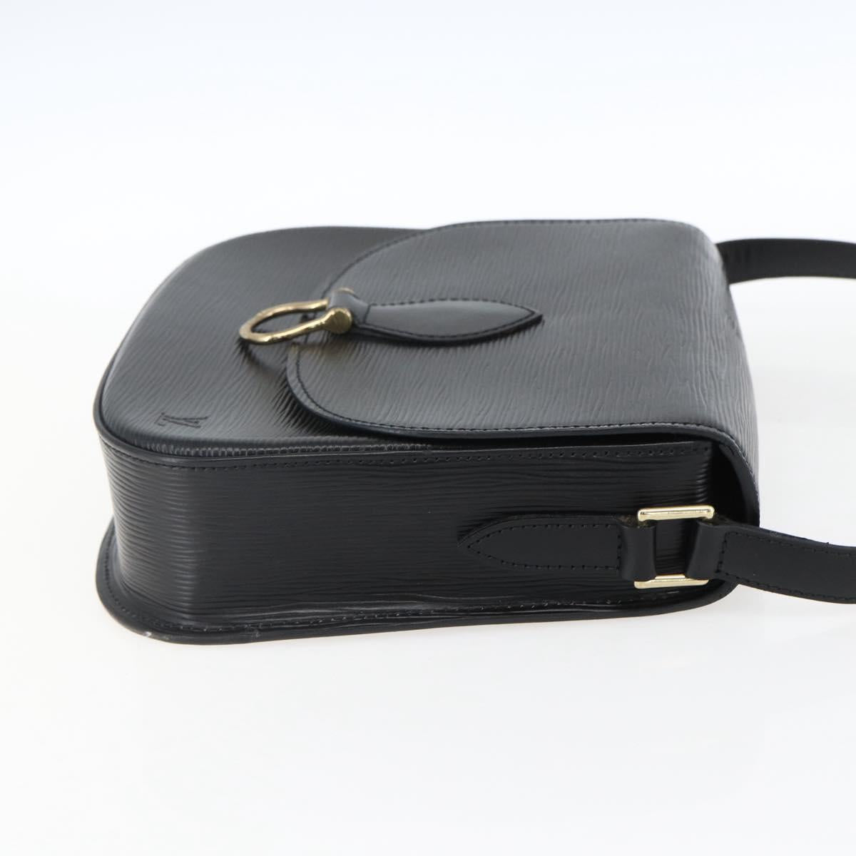 LOUIS VUITTON Epi Saint Cloud GM Shoulder Bag Black Noir M52192 LV Auth ep13380