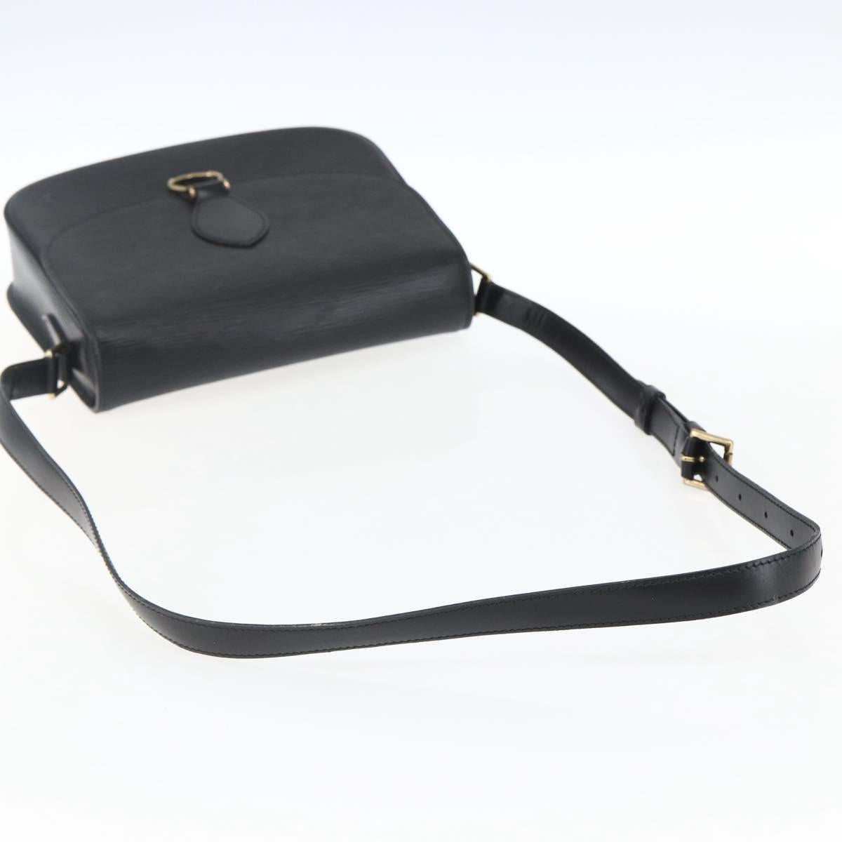 LOUIS VUITTON Epi Saint Cloud GM Shoulder Bag Black Noir M52192 LV Auth ep13380