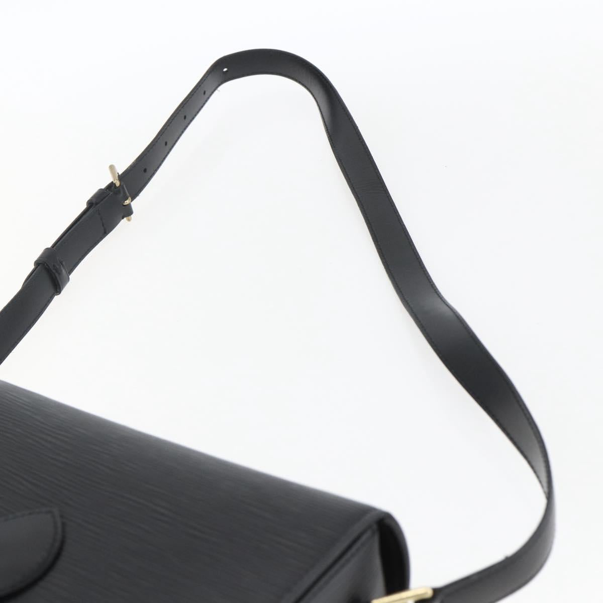 LOUIS VUITTON Epi Saint Cloud GM Shoulder Bag Black Noir M52192 LV Auth ep13380