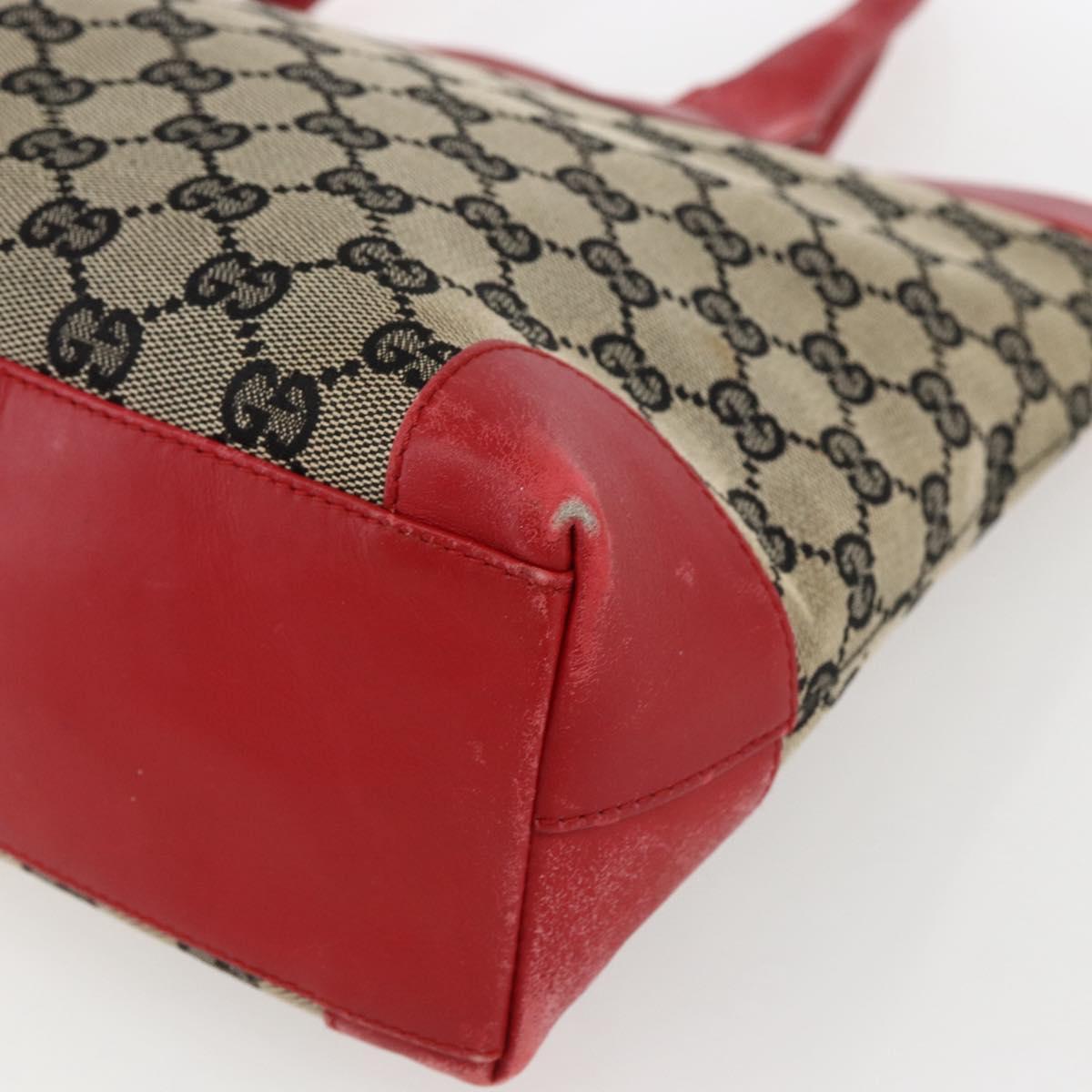 GUCCI GG Canvas Tote Bag Navy 002 1119 Auth ep13408