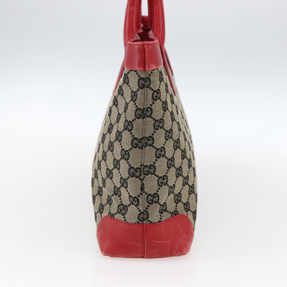 GUCCI GG Canvas Tote Bag Navy 002 1119 Auth ep13408