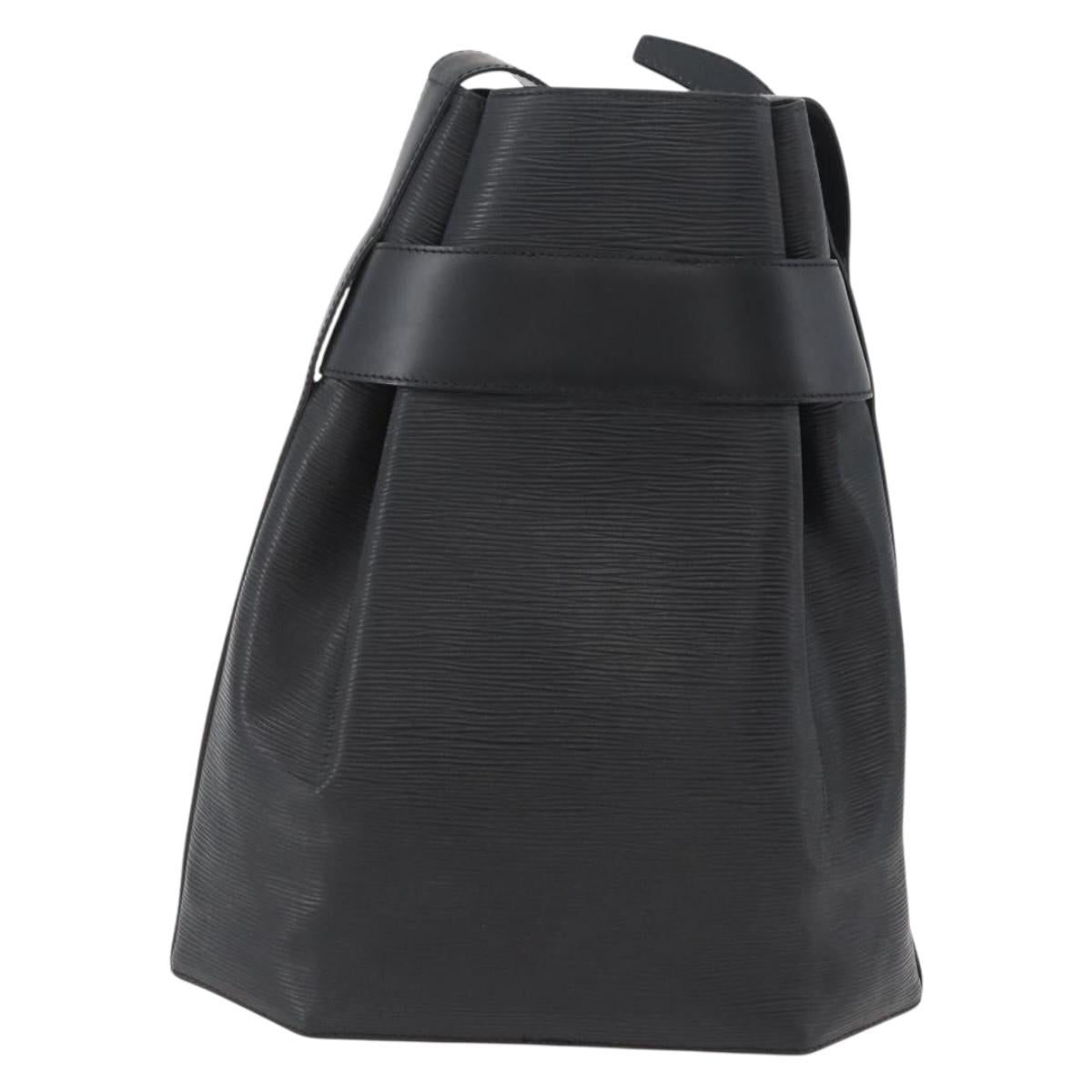 LOUIS VUITTON Epi Sac Depaule GM Shoulder Bag Black M80155 LV Auth ep13409