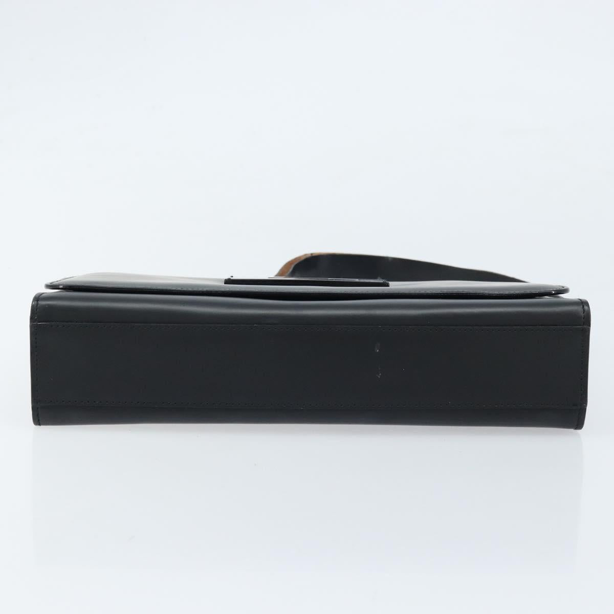 GUCCI Shoulder Bag Leather Black 001 3063 Auth ep13432