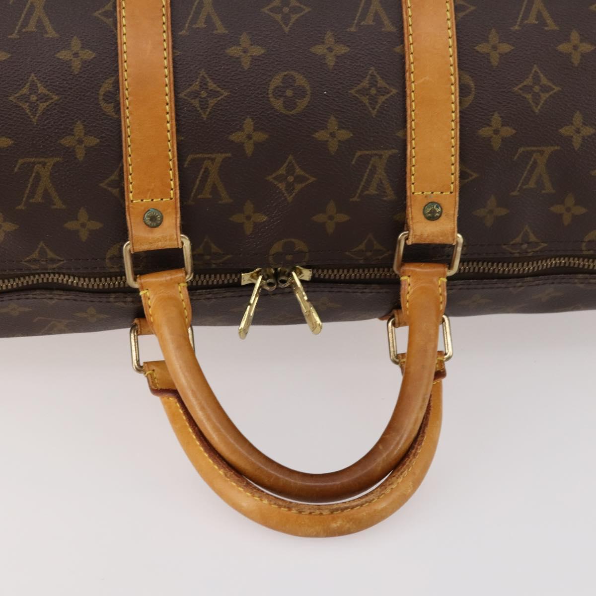 LOUIS VUITTON Monogram Keepall 50 Boston Bag M41426 LV Auth ep13441