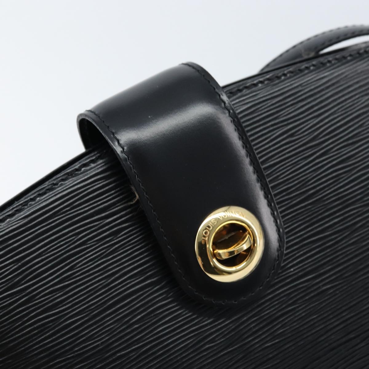 LOUIS VUITTON Epi Capuchin Shoulder Bag Black M52342 LV Auth ep13445