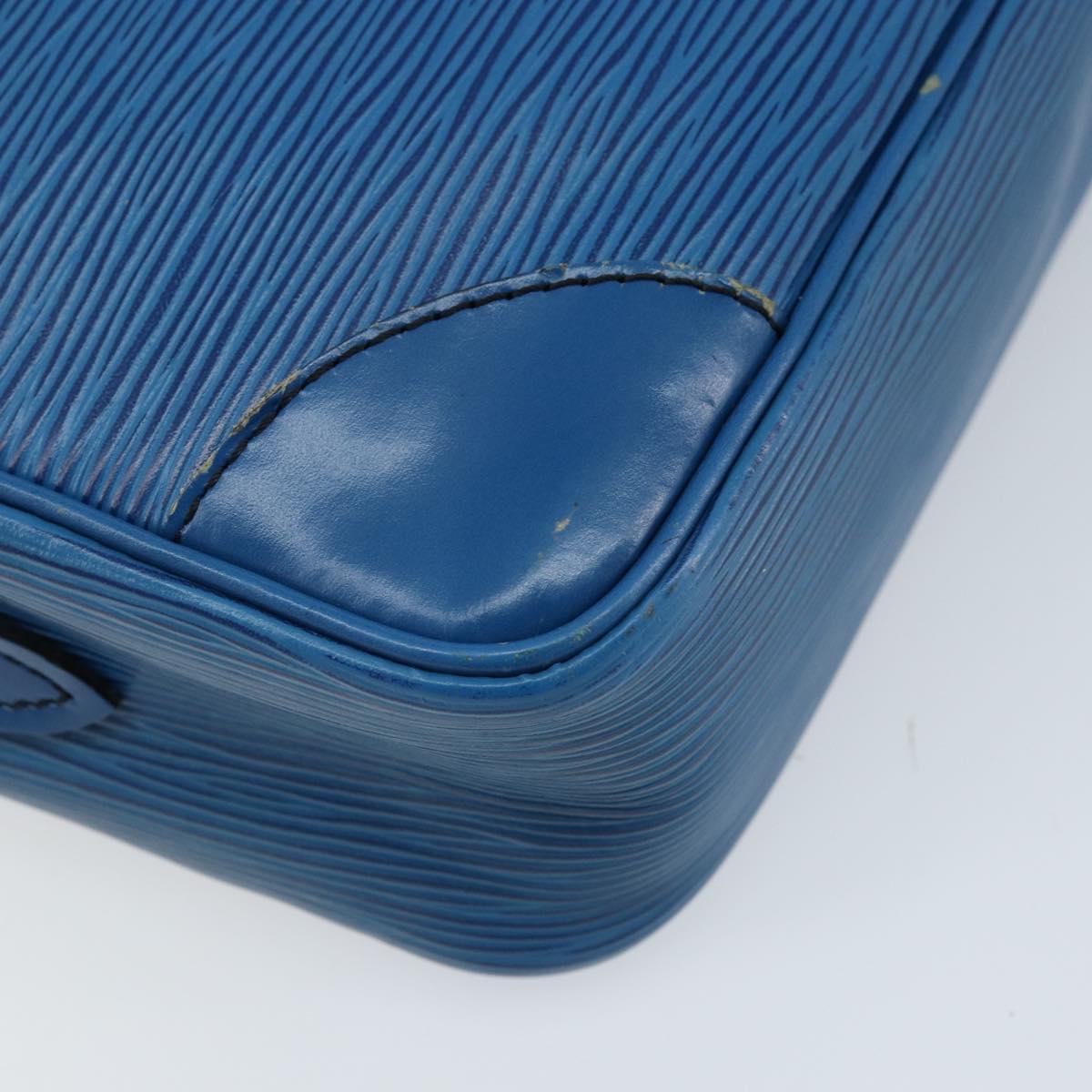 LOUIS VUITTON Epi Trocadero 27 Shoulder Bag Blue M52315 LV Auth ep13452