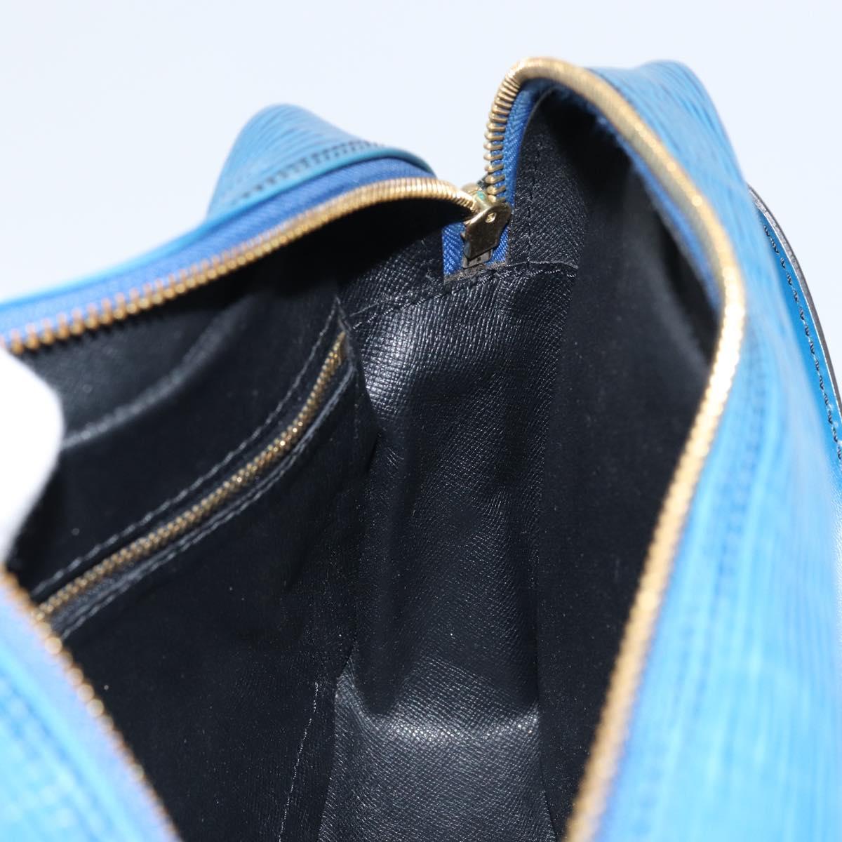 LOUIS VUITTON Epi Trocadero 27 Shoulder Bag Blue M52315 LV Auth ep13452