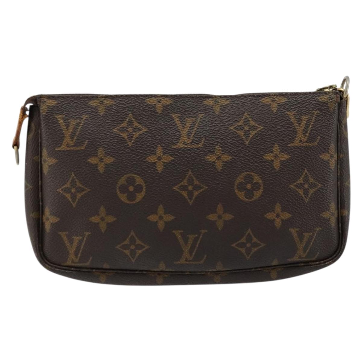 LOUIS VUITTON Monogram Pochette Accessoires Pouch M51980 LV Auth ep13455