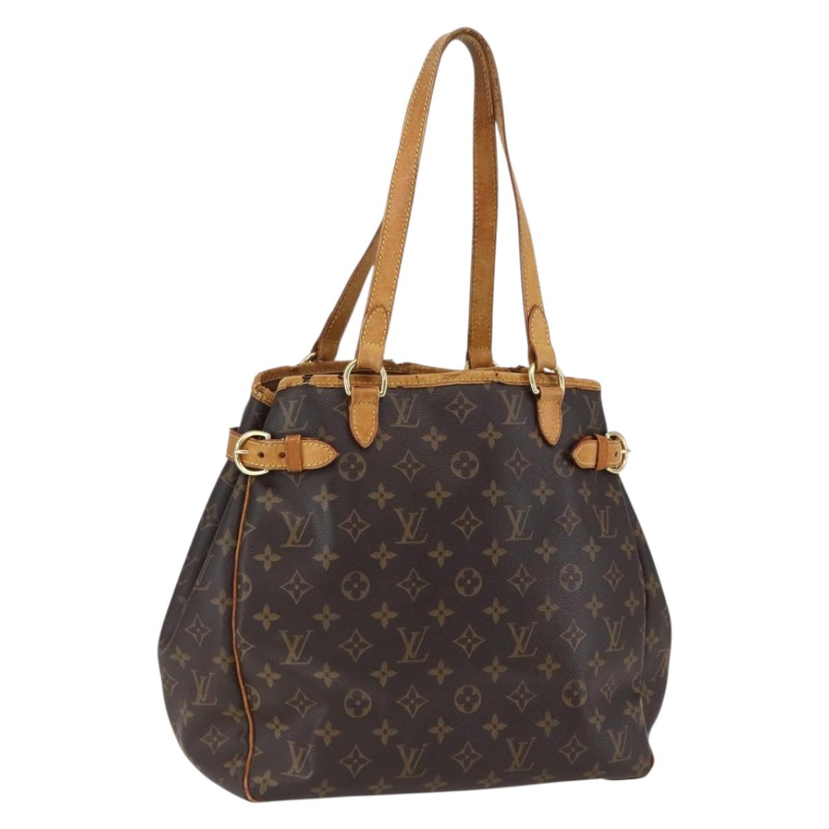 LOUIS VUITTON Monogram Batignolles Vertical Tote Bag M51153 LV Auth ep13457