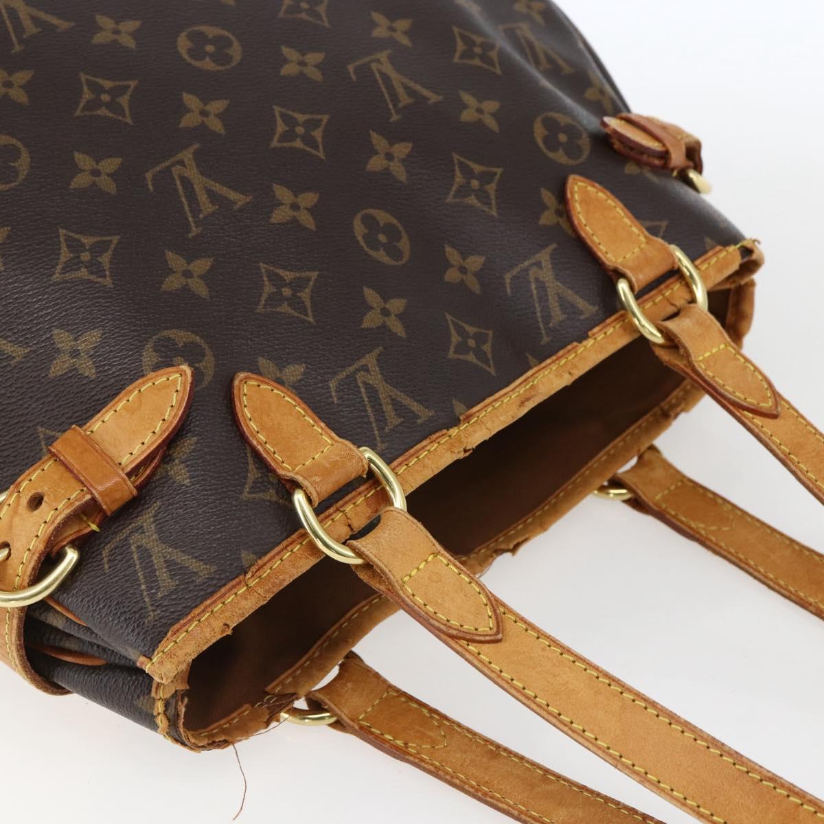 LOUIS VUITTON Monogram Batignolles Vertical Tote Bag M51153 LV Auth ep13457