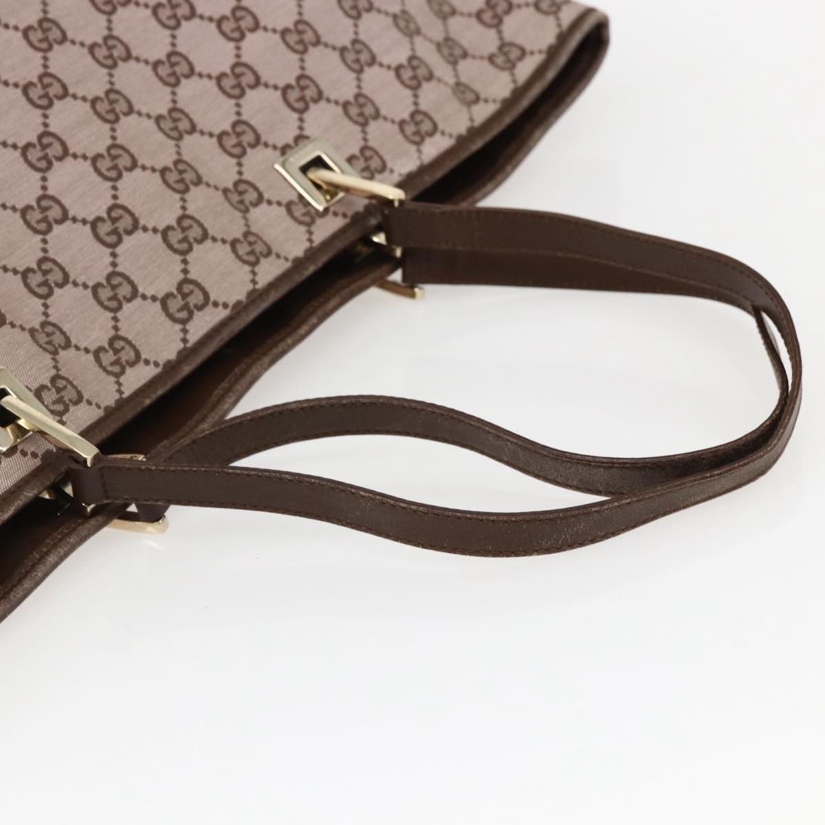 GUCCI GG Canvas Tote Bag Pink Gold 002 1097 Auth ep13463