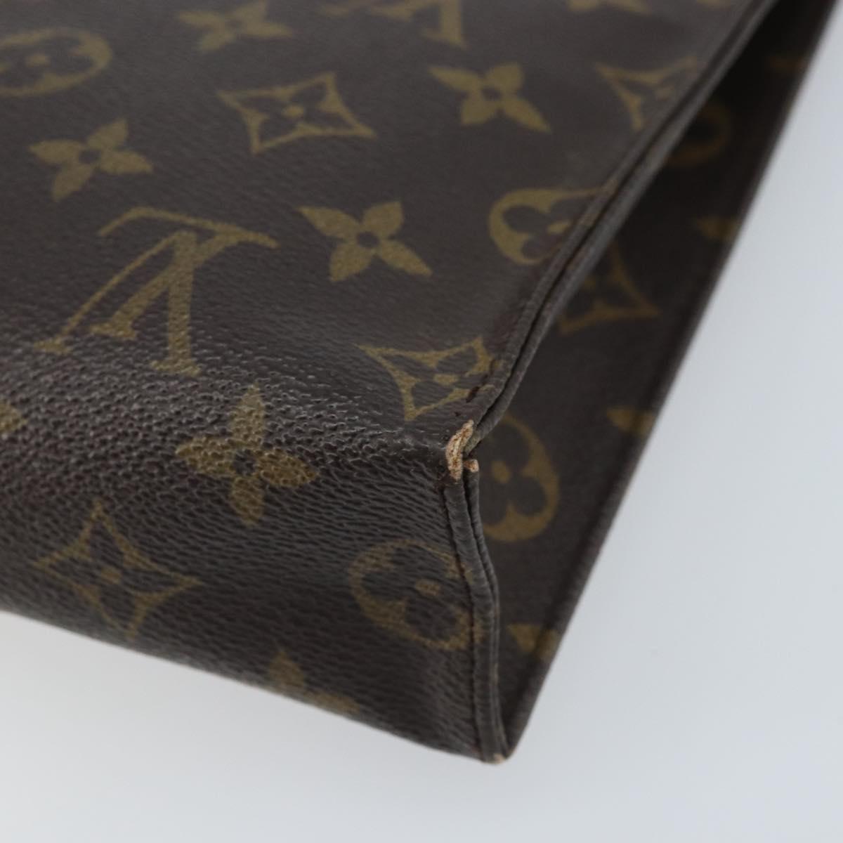 LOUIS VUITTON Monogram Poche Toilette 26 Pouch M47542 LV Auth ep13470