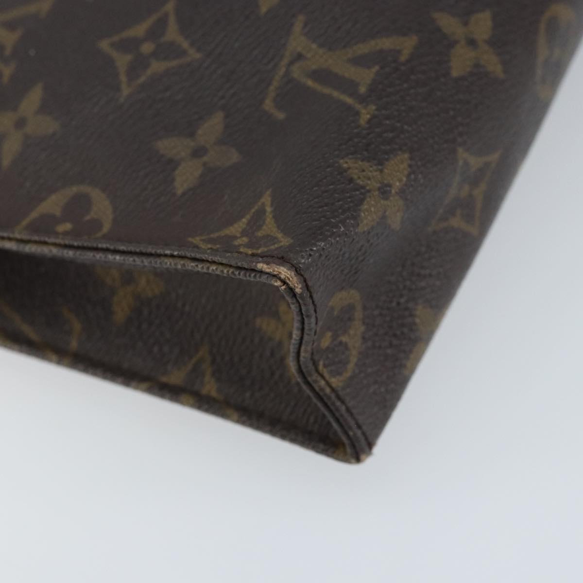 LOUIS VUITTON Monogram Poche Toilette 26 Pouch M47542 LV Auth ep13470