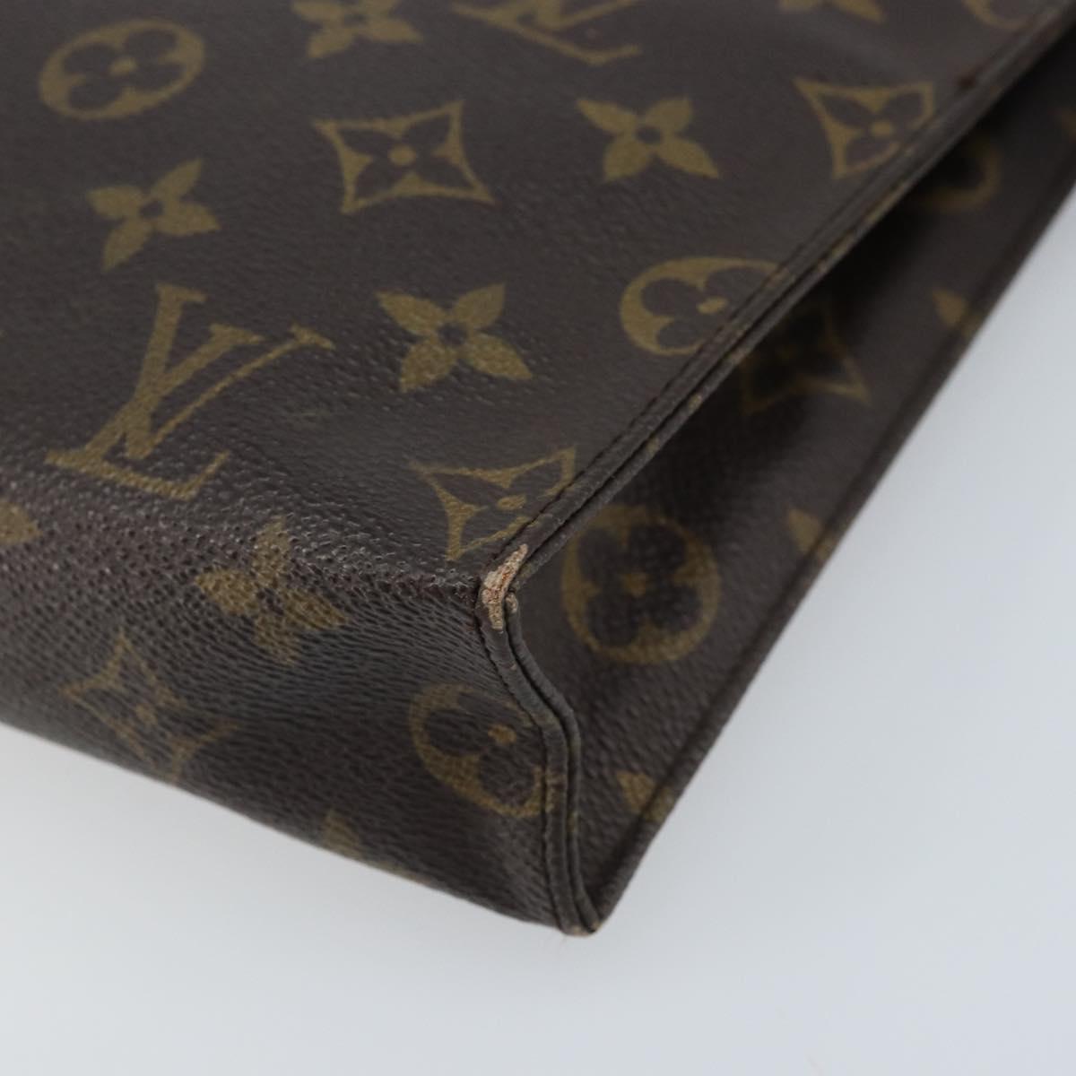 LOUIS VUITTON Monogram Poche Toilette 26 Pouch M47542 LV Auth ep13470