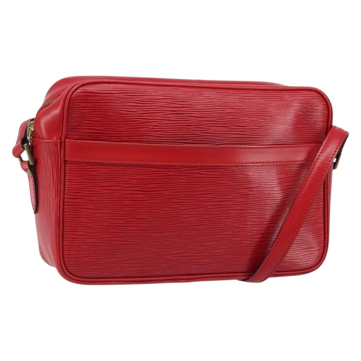 LOUIS VUITTON Epi Trocadero 27 Shoulder Bag Red M52317 LV Auth ep13476