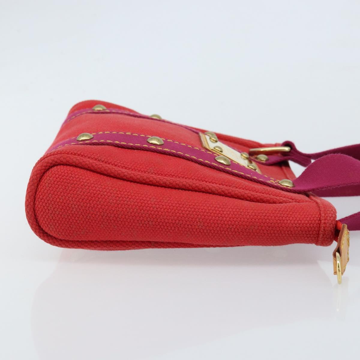 LOUIS VUITTON Antigua Cabas PM Hand Bag Rouge M40037 LV Auth ep13500