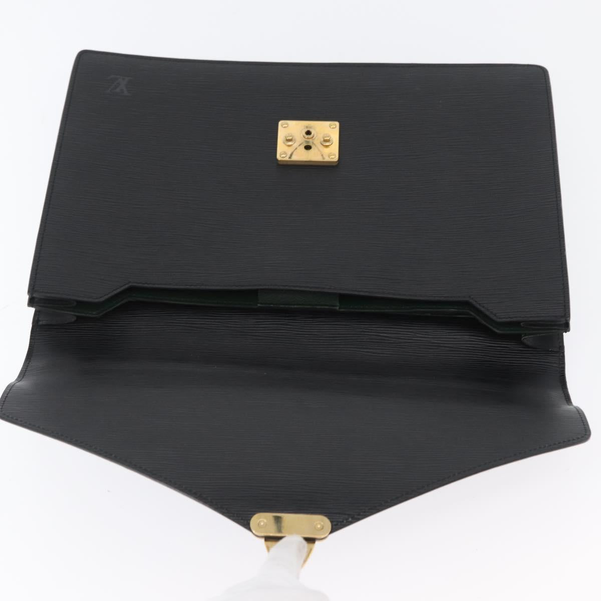 LOUIS VUITTON Epi Serviette Conseiller Briefcase Black M54422 LV Auth ep13510