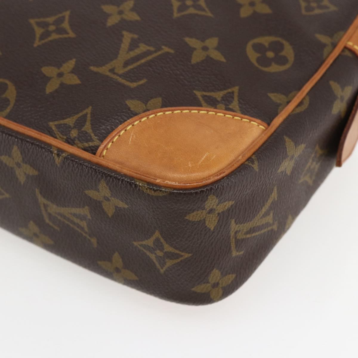 LOUIS VUITTON Monogram Compiegne 28 Clutch Bag M51845 LV Auth ep13521