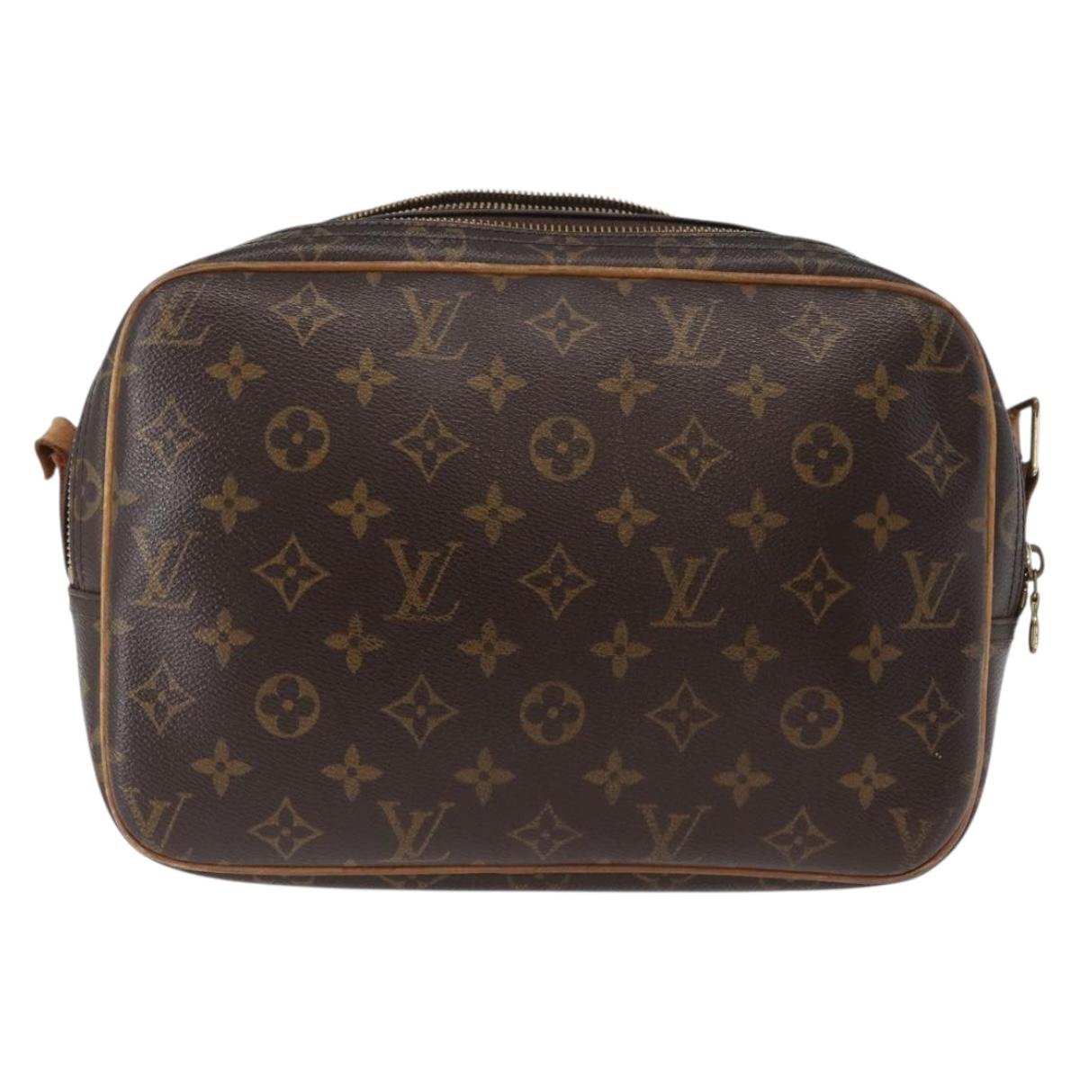 LOUIS VUITTON Monogram Reporter PM Shoulder Bag M45254 LV Auth ep13526