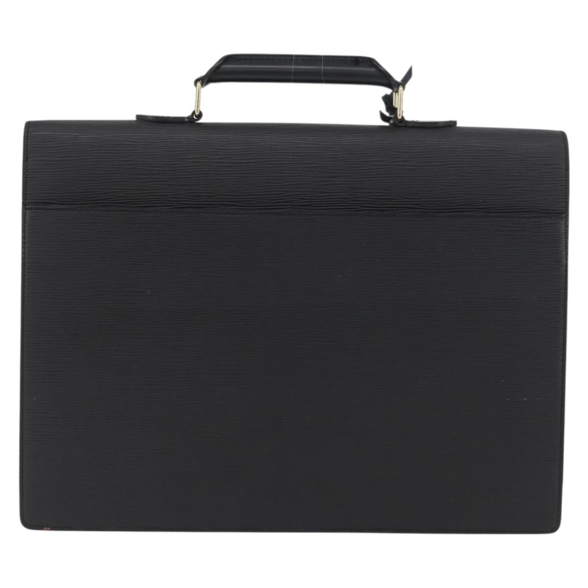 LOUIS VUITTON Epi Serviette Conseiller Briefcase Black M54422 LV Auth ep13531