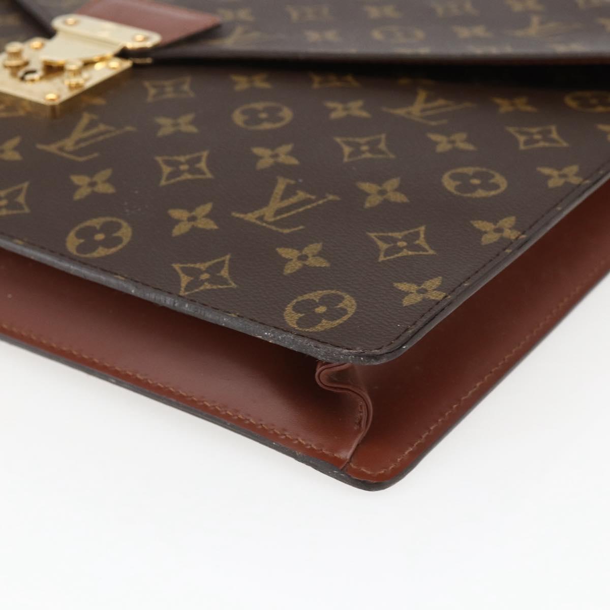 LOUIS VUITTON Monogram Porte Documents Bandouliere Bag M53338 LV Auth ep13533