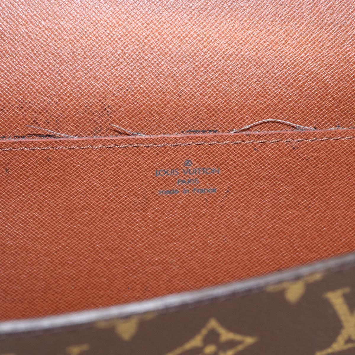 LOUIS VUITTON Monogram Porte Documents Bandouliere Bag M53338 LV Auth ep13533