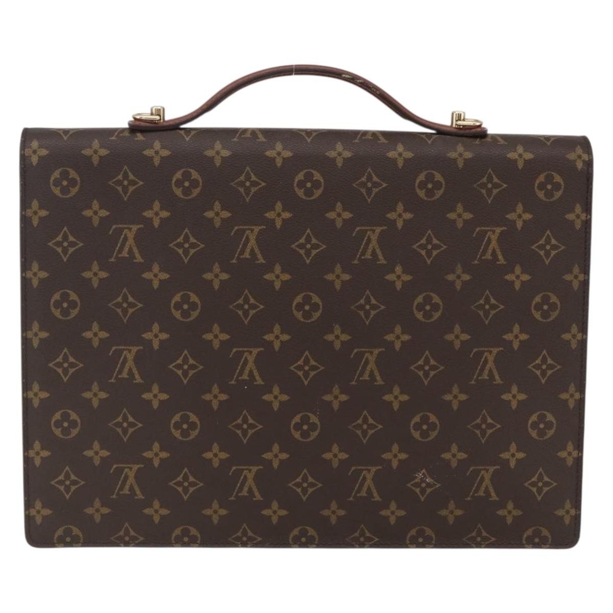 LOUIS VUITTON Monogram Porte Documents Bandouliere Bag M53338 LV Auth ep13533