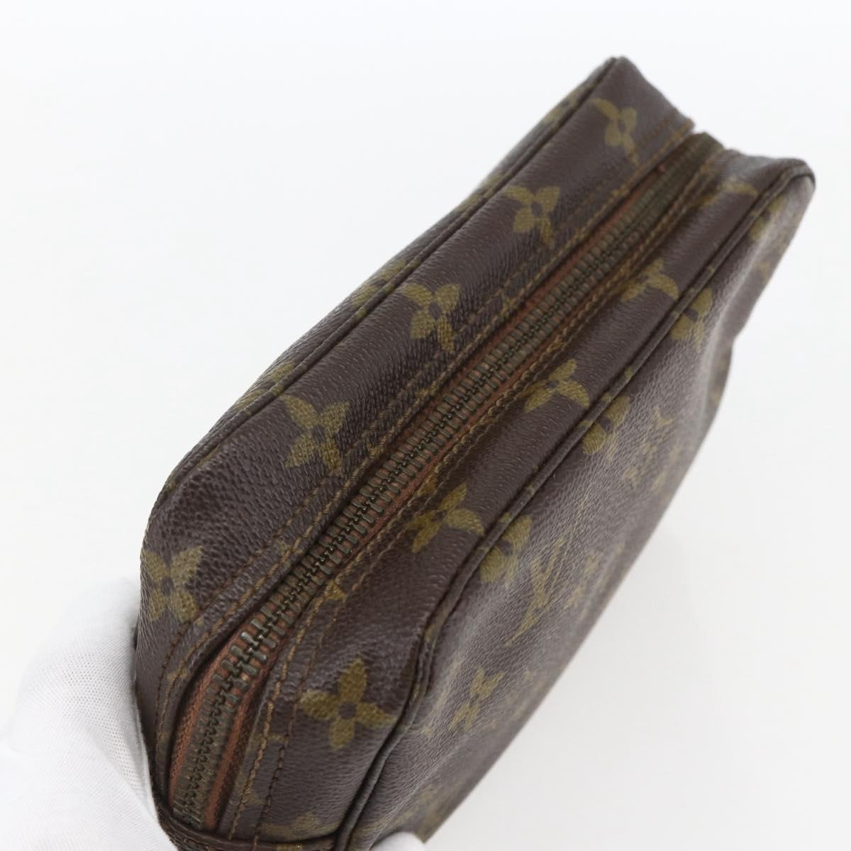 LOUIS VUITTON Monogram Trousse Toilette 18 Pouch M47526 LV Auth ep13534