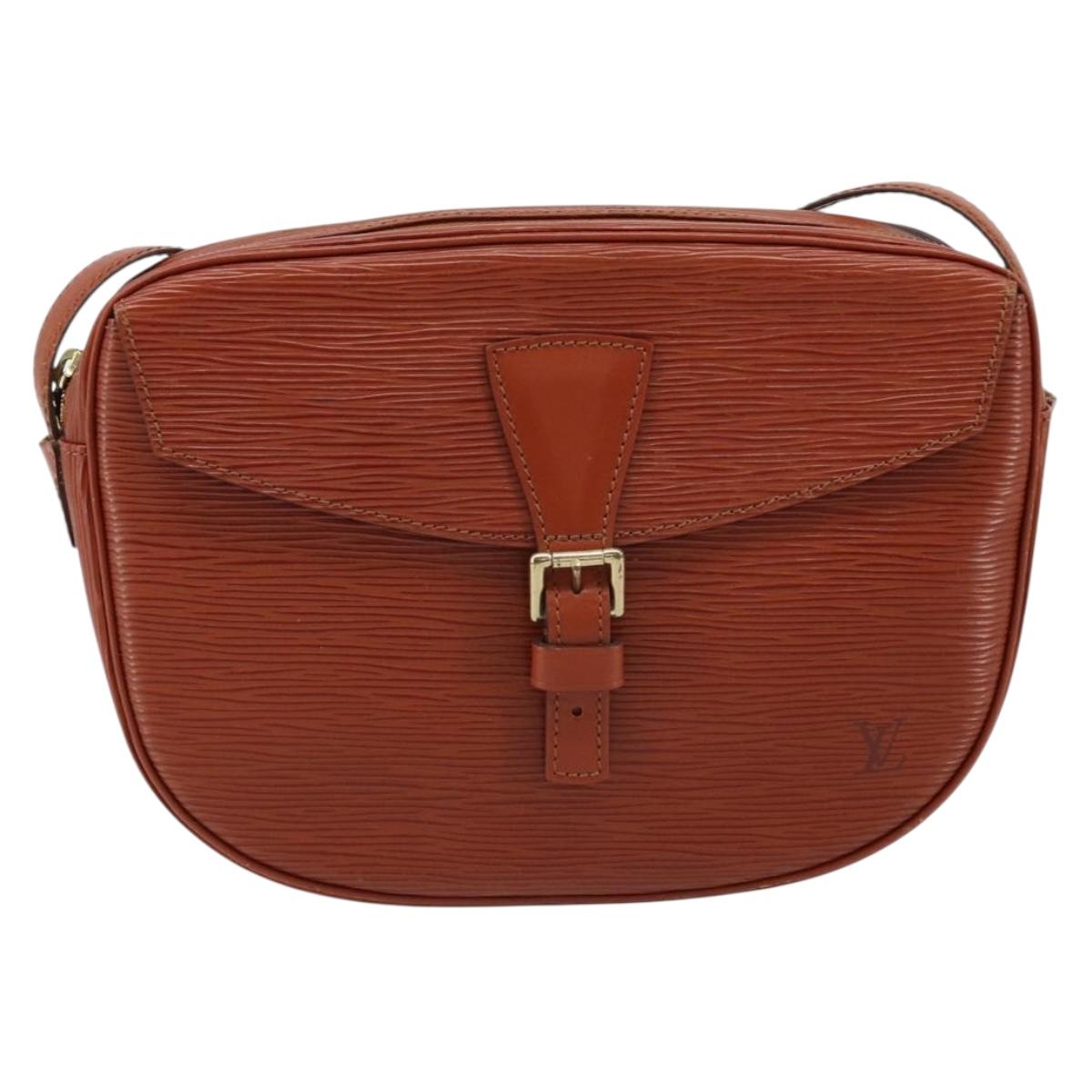 LOUIS VUITTON Epi Jeune FilleMM Shoulder Bag Brown M52153 LV Auth ep13542