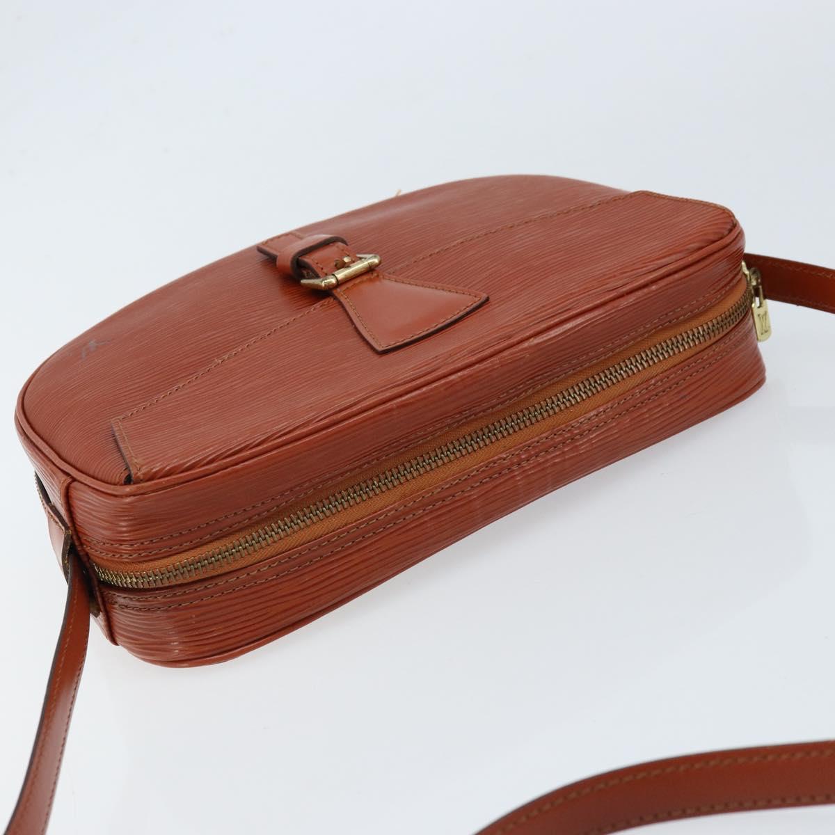 LOUIS VUITTON Epi Jeune FilleMM Shoulder Bag Brown M52153 LV Auth ep13542
