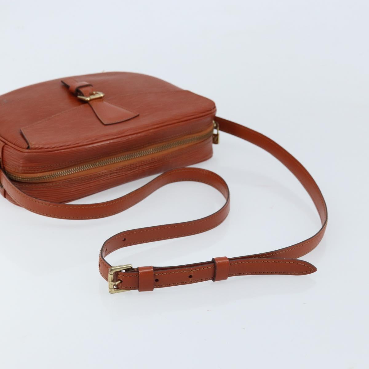 LOUIS VUITTON Epi Jeune FilleMM Shoulder Bag Brown M52153 LV Auth ep13542