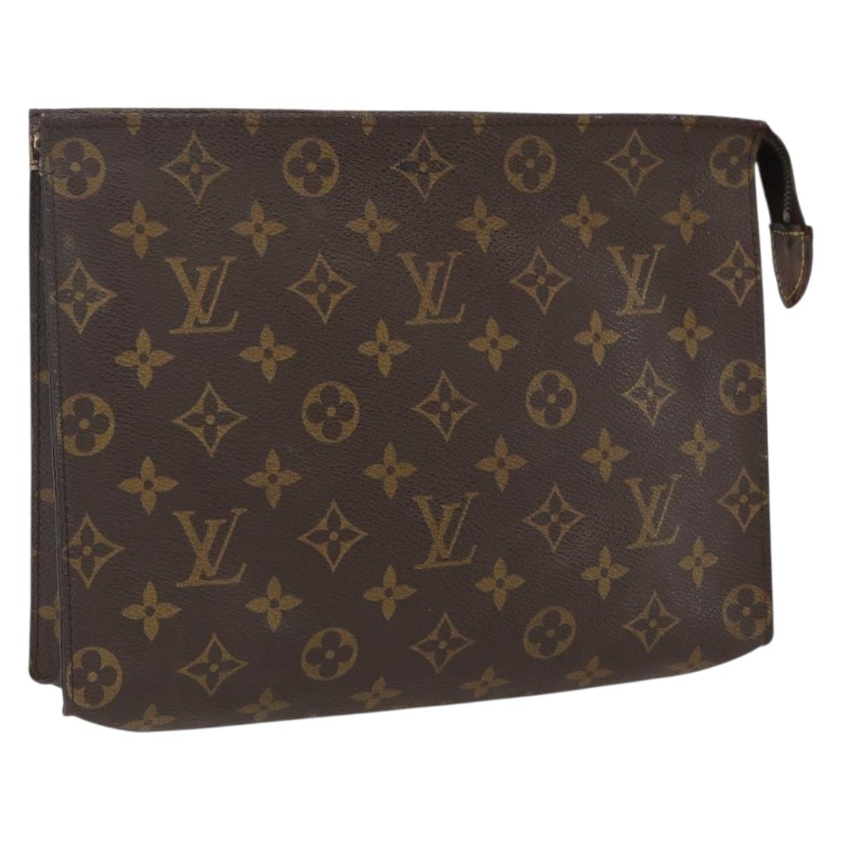 LOUIS VUITTON Monogram Poche Toilette 26 Pouch M47542 LV Auth ep13560