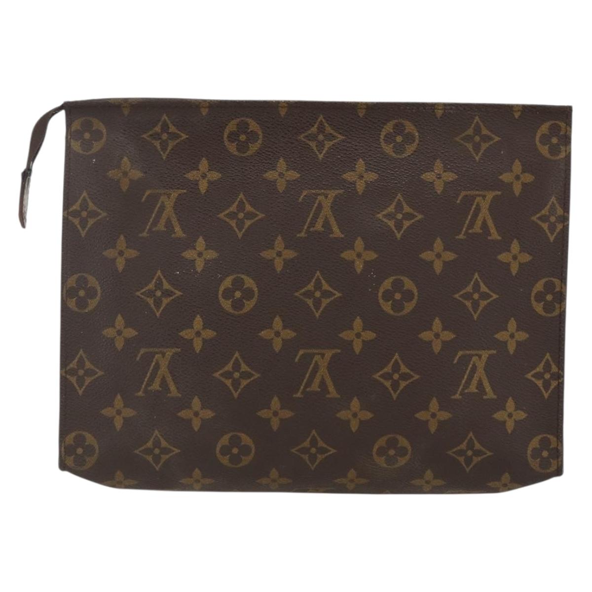 LOUIS VUITTON Monogram Poche Toilette 26 Pouch M47542 LV Auth ep13560