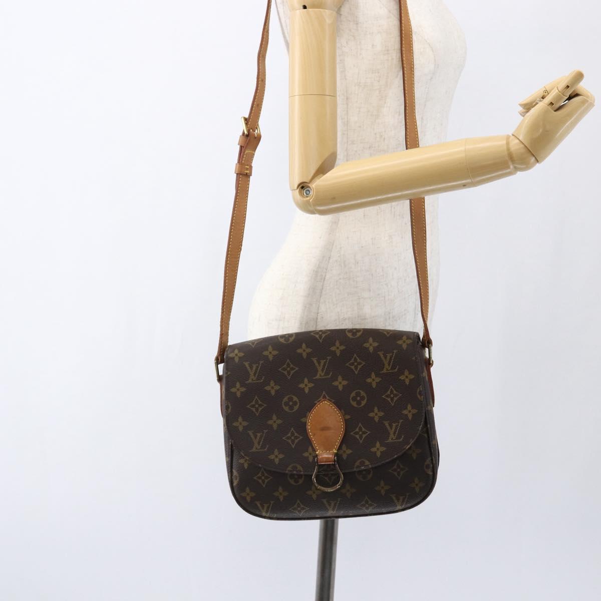 LOUIS VUITTON Monogram Saint Cloud GM Shoulder Bag M51242 LV Auth ep13561