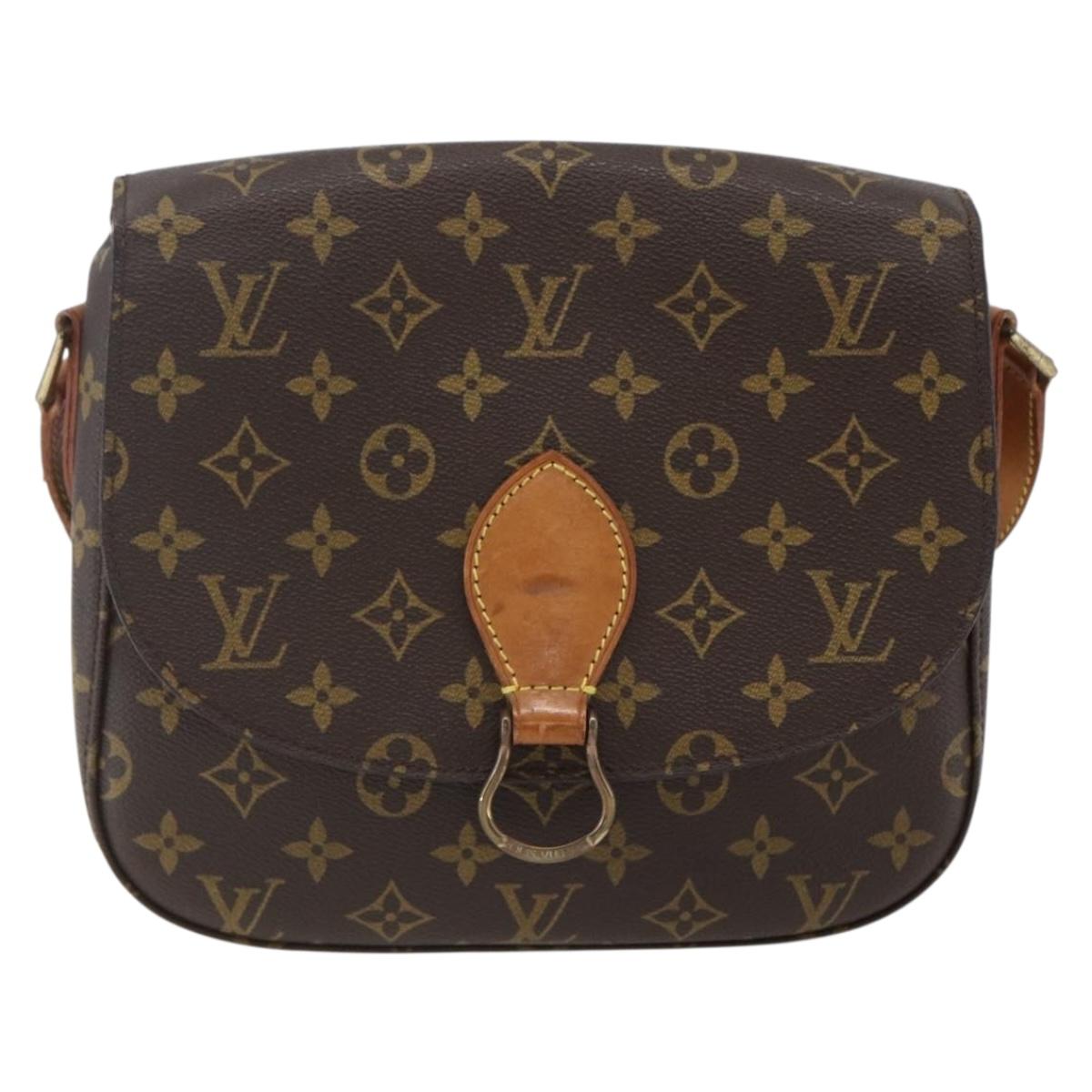 LOUIS VUITTON Monogram Saint Cloud GM Shoulder Bag M51242 LV Auth ep13561