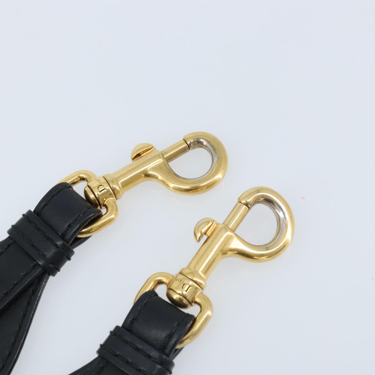 Christian Dior Shoulder Strap Canvas 36.6"" Navy Auth ep13576