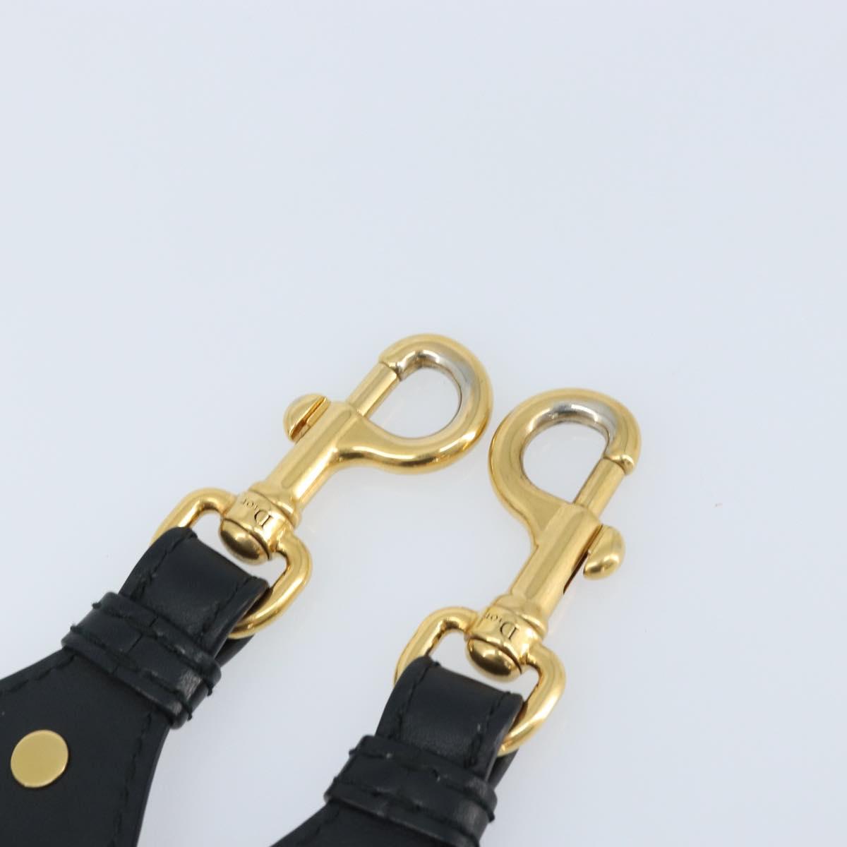 Christian Dior Shoulder Strap Canvas 36.6"" Navy Auth ep13576