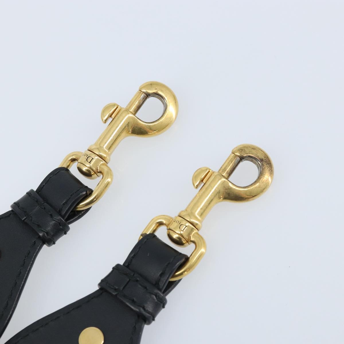 Christian Dior Shoulder Strap Canvas 36.6"" Navy Auth ep13580